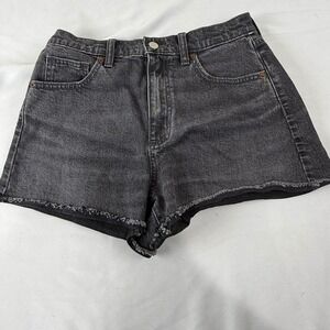 Universal Thread 90s Cutoff Denim Shorts Women's 6 High Rise Black
